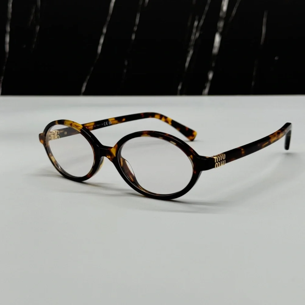 NEW MIU MIU SMU 04ZF VAU08N HAVANA CLEAR MU04ZSF OVAL MU04ZSF WOMEN EYEGLASSES